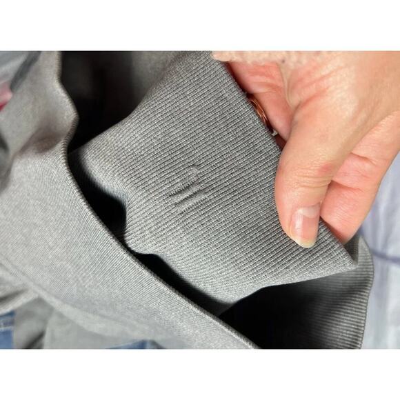 Lululemon Ebb To Street Seamless Athletic Gym Pants Heathered Slate Gray Size 6 - Picture 3 of 5